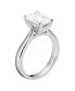 ფოტო #1 პროდუქტის Moissanite Emerald Solitaire Ring 2-1/2 ct. t.w. Diamond Equivalent in 14k White Gold