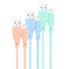 Фото #1 товара NANOCABLE 10.10.0401-A1 USB-A To Lightning Cable 1 m 3 units