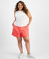 Фото #2 товара On 34th Trendy Plus Size Cinched Muscle Tee, Created for