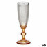 Champagne glass Points Amber Glass 180 ml (6 Units)