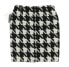 Amanda + Chelsea Black & White houndstooth pattern Women's Skirt Sz 0