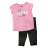 Фото #1 товара Puma TwoPiece Crew Neck Short Sleeve T-Shirt & Capri Leggings Set Toddler Girls