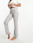 Фото #1 товара Cotton On soft roll waist pyjama trousers in grey