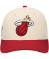 Men's Cream Miami Heat Game On Two-Tone Pro Crown Adjustable Hat