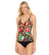 Фото #1 товара Ralph Lauren 300527 Women Midnight Tropical Double Strap Tankini Top sz 6