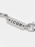 Icon Brand stainless steel bracelet in silver