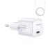 Фото #1 товара Mini ładowarka sieciowa USB-C 20W PD z kablem do iPhone Lightning biała