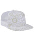 ფოტო #1 პროდუქტის Men's White Oakland Athletics Logo Dunes A-Frame Trucker 9FIFTY Snapback Hat