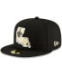 Men's Black New Orleans Saints Omaha 59FIFTY Hat