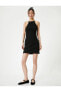 Фото #2 товара Платье женское Koton slim fit Halter Yaka Mini Kalem Elbise