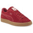 Puma Vogue X Suede Classic Lace Up Womens Red Sneakers Casual Shoes 38768701