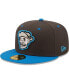 ფოტო #1 პროდუქტის Men's Graphite Reyes de Plata de Las Vegas Copa De La Diversion 59FIFTY Fitted Hat