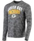 Men's Black Green Bay Packers Camo Performance Long Sleeve T-shirt