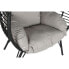 Фото #6 товара Садовое кресло DKD Home Decor 90 x 65 x 151 cm Чёрный Серый Металл синтетический ротанг