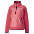 Puma Seasons Fleece Mock Neck Half Zip Sweatshirt Womens Pink 52258235