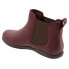 Softwalk Highland S2053-626 Womens Burgundy Narrow Leather Chelsea Boots