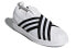 Фото #4 товара adidas originals Superstar star Slipon 轻便 低帮 板鞋 女款 白黑色 / Кроссовки Adidas originals Superstar Star Slipon AC8581