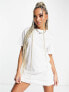 Фото #4 товара Nike Essential mini swoosh t-shirt dress in white