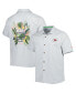 ფოტო #2 პროდუქტის Men's Gray Kansas City Chiefs Coconut Point Frondly Fan Camp IslandZone Button-Up Shirt