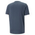 Puma Essential Tape Logo Crew Neck Short Sleeve T-Shirt Mens Blue Casual Tops 84