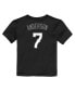 ფოტო #4 პროდუქტის Toddler Unisex Tim Anderson Black Chicago White Sox City Connect Name & Number T-shirt