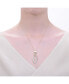 ფოტო #3 პროდუქტის Children's 14k Gold Plated with Cubic Zirconia Heart & Lucky Star Galaxy Medallion Pendant Necklace