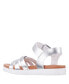 ფოტო #6 პროდუქტის Big Girls Lacey Season Fastening Strap Sandals