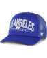 Фото #2 товара Men's Royal Los Angeles Dodgers Backhaul Foam Trucker Snapback Hat