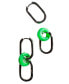 ფოტო #2 პროდუქტის Della — Convertible link jade earrings