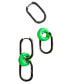 Della — Convertible link jade earrings