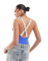 Фото #6 товара Tommy Jeans Strap Bodysuit in Blue