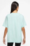 Фото #6 товара Sportswear Tee Essentials Oversize Mavi Kadın T-shirt FD4149-346