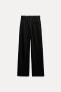 WASHED INTERLOCK TROUSERS