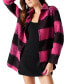 Фото #6 товара Women's Eldridge Plaid Shirt Jacket