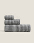 Фото #4 товара Washed waffle-textured towel