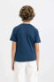 Erkek Çocuk T-shirt C1079a8/nv257 Navy