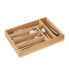 Фото #1 товара Утварь для хранения ложек, вилок и ножей Relaxdays Besteckkasten Bambus