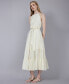 ფოტო #19 პროდუქტის Women's Plisse Halter Tiered Maxi Dress