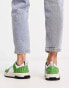 Фото #2 товара HUGO Kilian Tenn Pume trainers in white and green