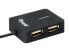 Фото #6 товара Equip USB-Hub USB 2.0 Reise-Hub 4 Port schwarz