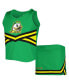 Big Girls Green Oregon Ducks Carousel Cheerleader Set