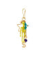 Фото #3 товара Betsey Johnson skeleton Mixed Charm Pendant Long Necklace