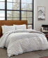 Фото #5 товара CLOSEOUT! Cooper Stripe Beige Duvet Cover Set, Twin