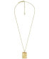 Фото #3 товара Fossil women's Disney x Fossil Special Edition Gold-Tone Stainless Steel Pendant Necklace