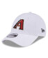 Фото #1 товара Men's White Arizona Diamondbacks League II 9FORTY Adjustable Hat