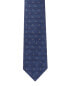 Фото #2 товара Ferragamo Blue Woven Gancini Silk Tie Men's Blue Ns