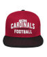 Фото #2 товара Big Boys and Girls Cardinal, Black Arizona Cardinals Lock Up Snapback Hat