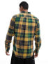 Фото #10 товара GANT sheild logo check flannel shirt in tan