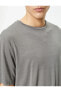 Фото #4 товара Футболка Koton Basic Crew Neck Viscose Blend