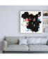 Фото #3 товара Mike Schick Abstract Redacted Canvas Art - 15.5" x 21"